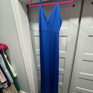 Elegant Blue Maxi Dress